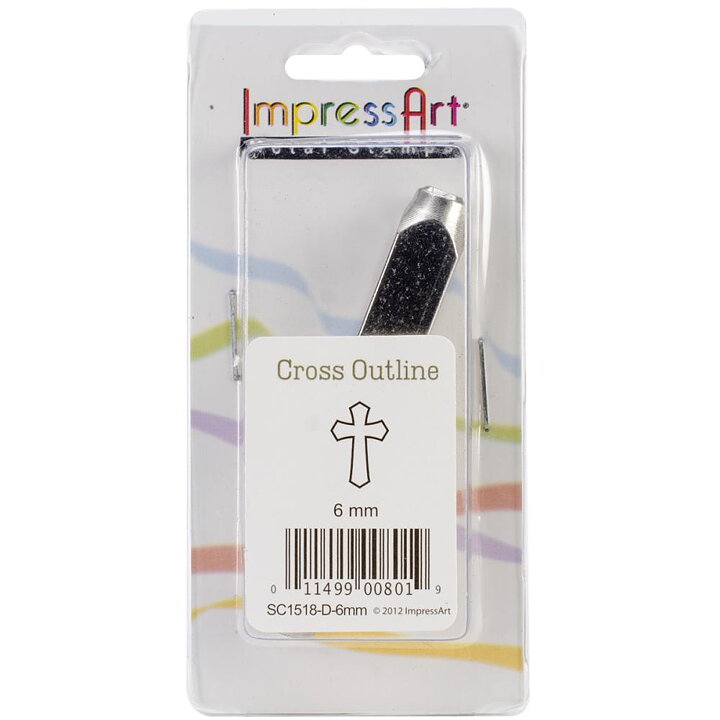 Impress Art - Design Stamp Cross Outline