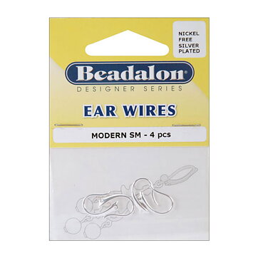 Beadalon Ear Wire Modern 13 x 10 mm