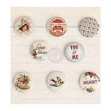 Prima Marketing Flair Buttons - Delight Collection