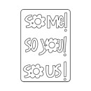 Sizzix Die Sizzlits - Phrase So Me! So You! So Us!