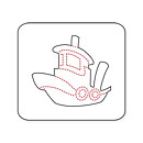 Sizzix Die Sizzlits - Baby Toy Tug Boat