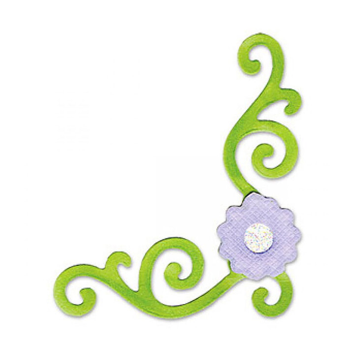 Sizzix Die Sizzlits - Corner Flower #2
