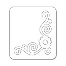 Sizzix Die Sizzlits - Corner Flower #2
