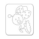Sizzix Die Sizzlits - Ladybug w-Flower
