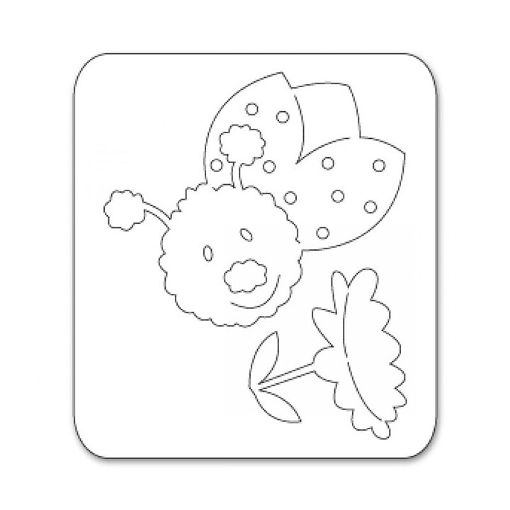 Sizzix Die Sizzlits - Ladybug w-Flower