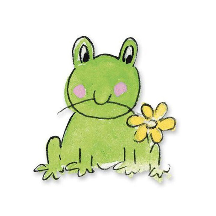 Sizzix Die Sizzlits - Frog w-Flower