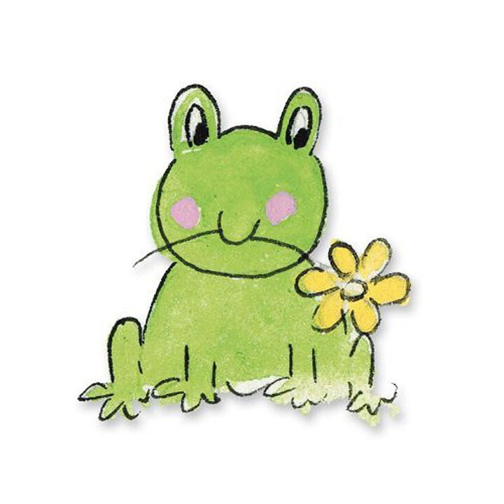 Sizzix Die Sizzlits - Frog w-Flower