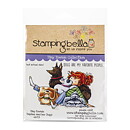 Stamping Bella Cling Rubber Stamps - Tiny Townie Daphme & Her Dogs