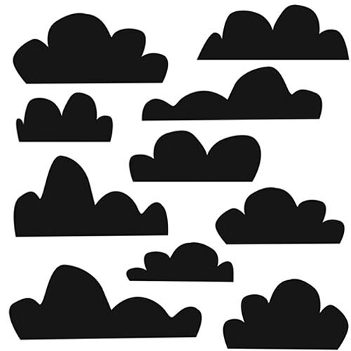 The Crafter's Workshop 6x6 Stencil - Clouds