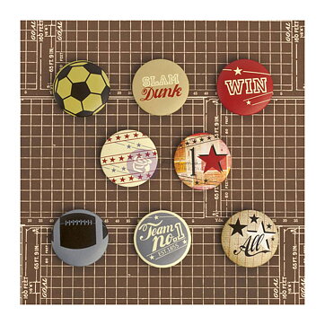 Prima Marketing Flair Buttons - Allstar Collection