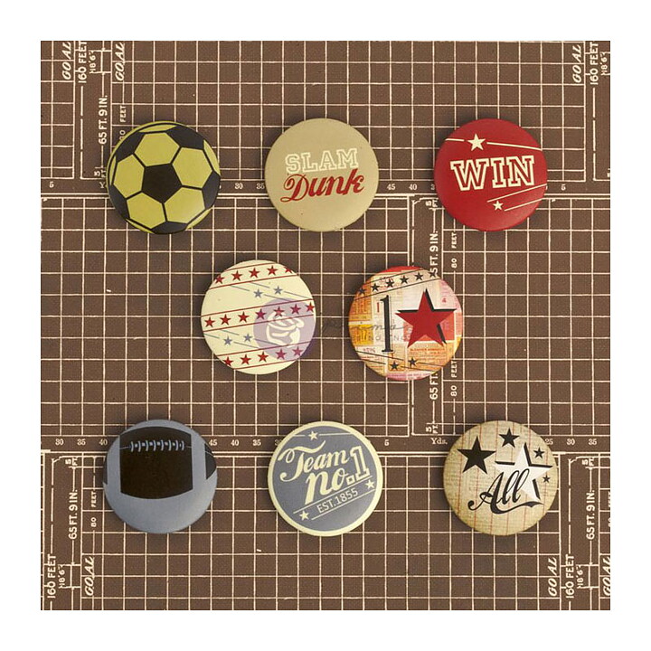 Prima Marketing Flair Buttons - Allstar Collection