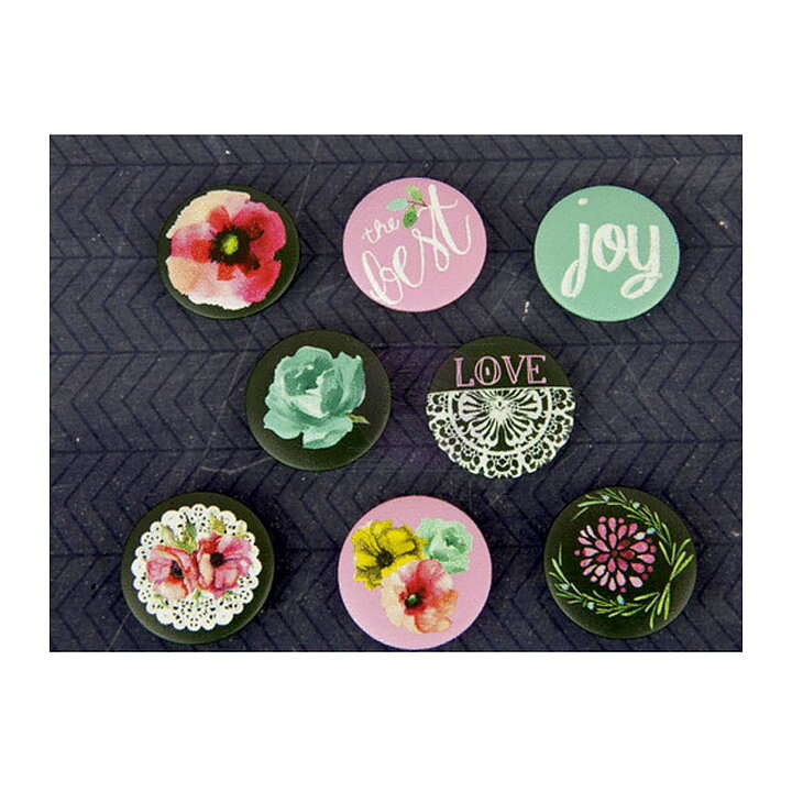 Prima Marketing Flair Buttons - The Optimist Collection