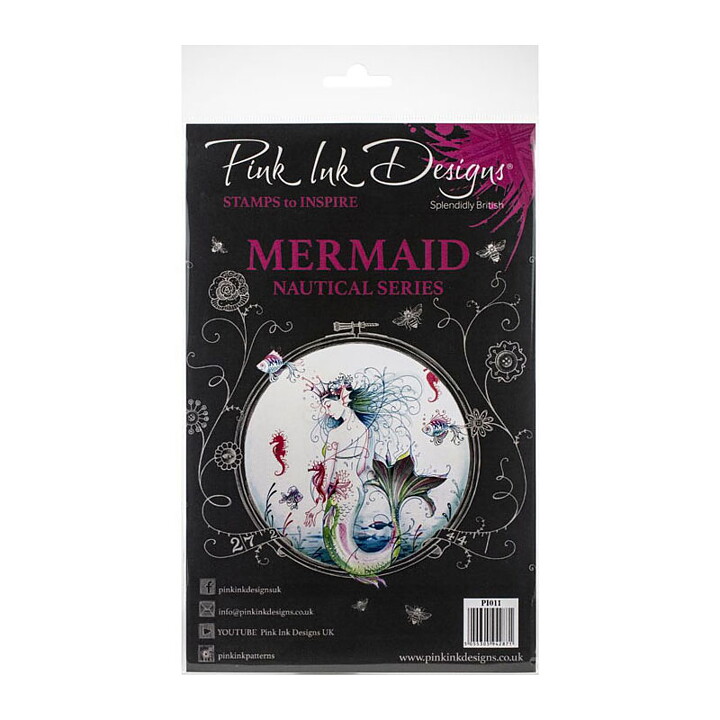 Pink Ink Designs Clear Stamp Set A5 - Mermaid