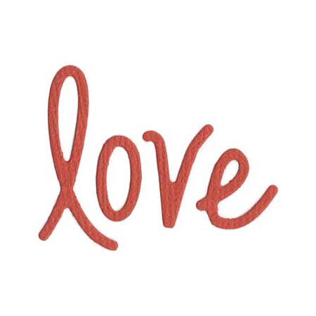 Quickutz Dies 2x2 - Love KS-0509