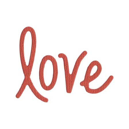 Quickutz Dies 2x2 - Love KS-0509