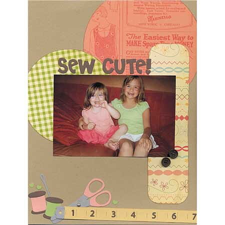 Quickutz Dies 4x4 - Glue & Scissors REV-0320-S