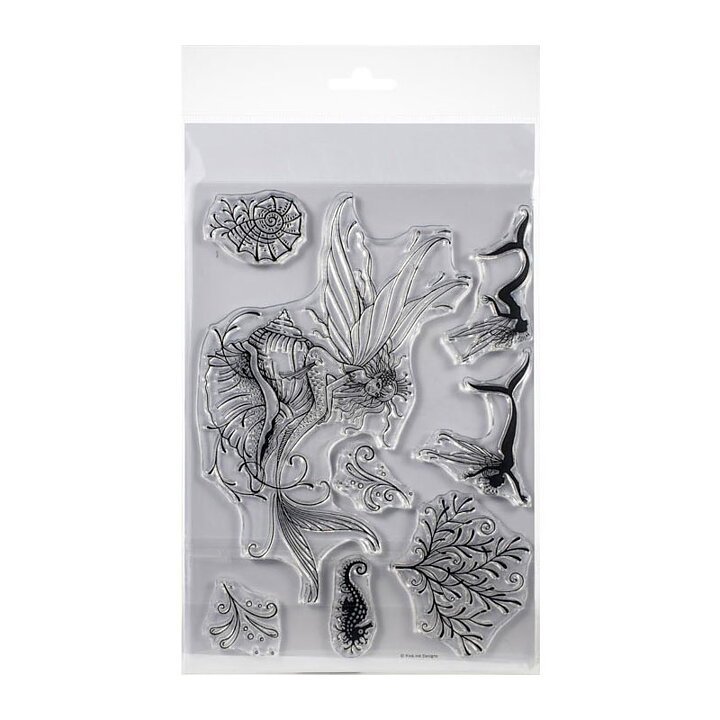 Pink Ink Designs Clear Stamp Set A5 - Shell Nymph