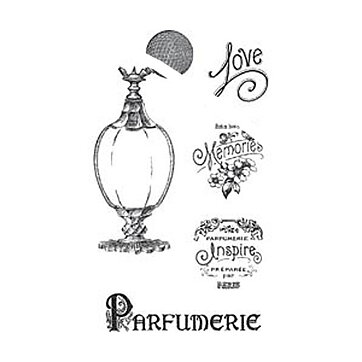 Graphic 45 Clear Stamps - Parfumerie