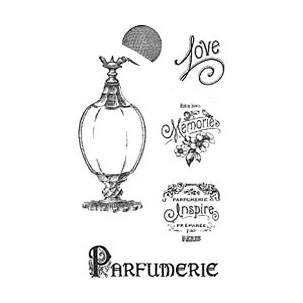 Graphic 45 Clear Stamps - Parfumerie