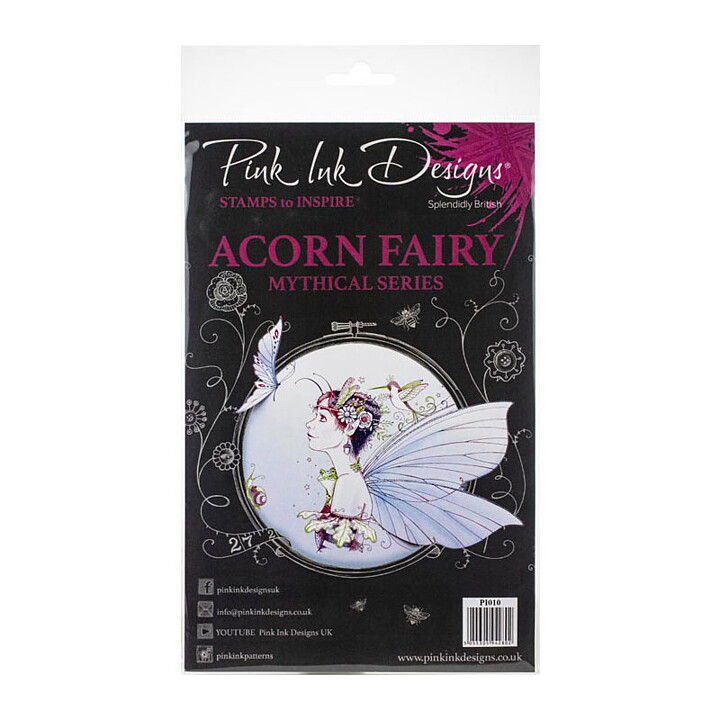Pink Ink Designs Clear Stamp Set A5 - Acorn Fairy