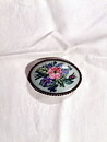 Brooch Vintage Limoge France -  Flower boquet