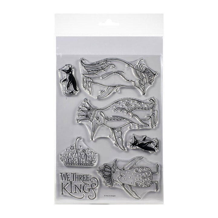 Pink Ink Designs Clear Stamp Set A5 - We Three Kings