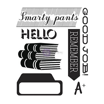 Prima Marketing Clear Stamps - School Memories 2