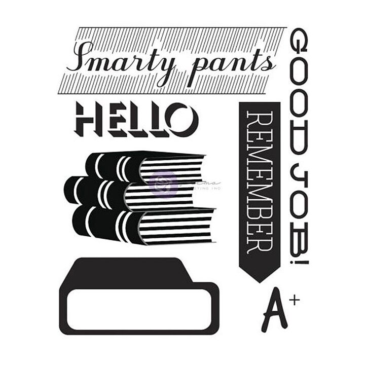 Prima Marketing Clear Stamps - School Memories 2