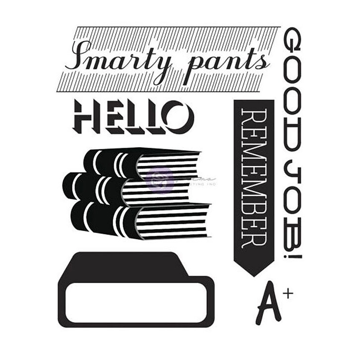 Prima Marketing Clear Stamps - School Memories 2