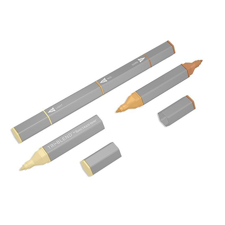 Spectrum Noir Triblend Alcohol Brush Marker - Gold Yellow Blend