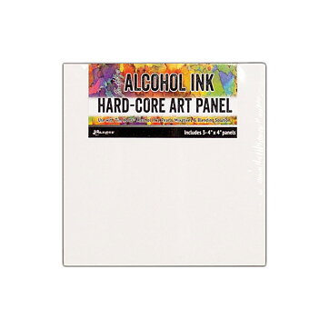 Tim Holtz - Ranger Alcohol Ink Hard Core Art Panel - Square 4x4