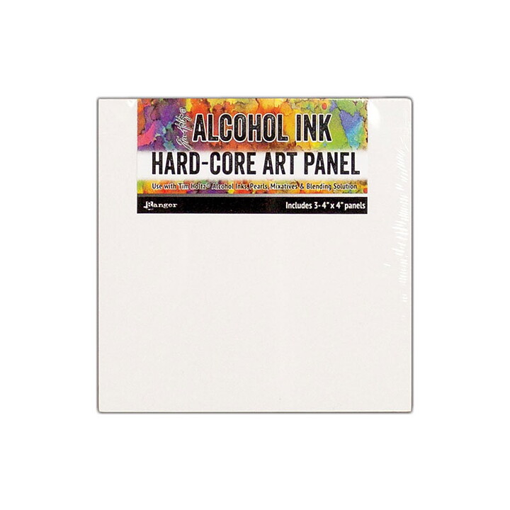 Tim Holtz - Ranger Alcohol Ink Hard Core Art Panel - Square 4x4