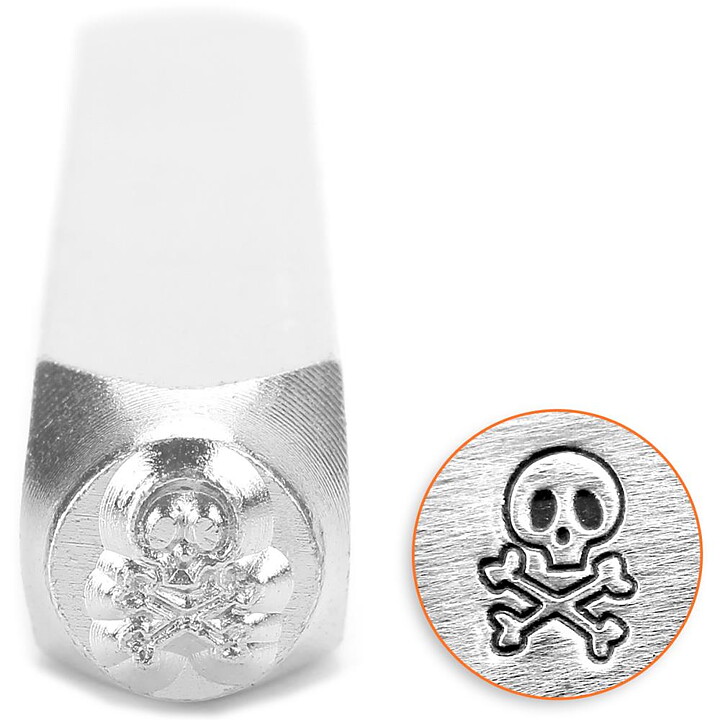 Impress Art - Design Stamp Skull & Bones
