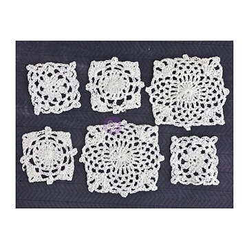 Prima Marketing  Crochet Doilies - Squares