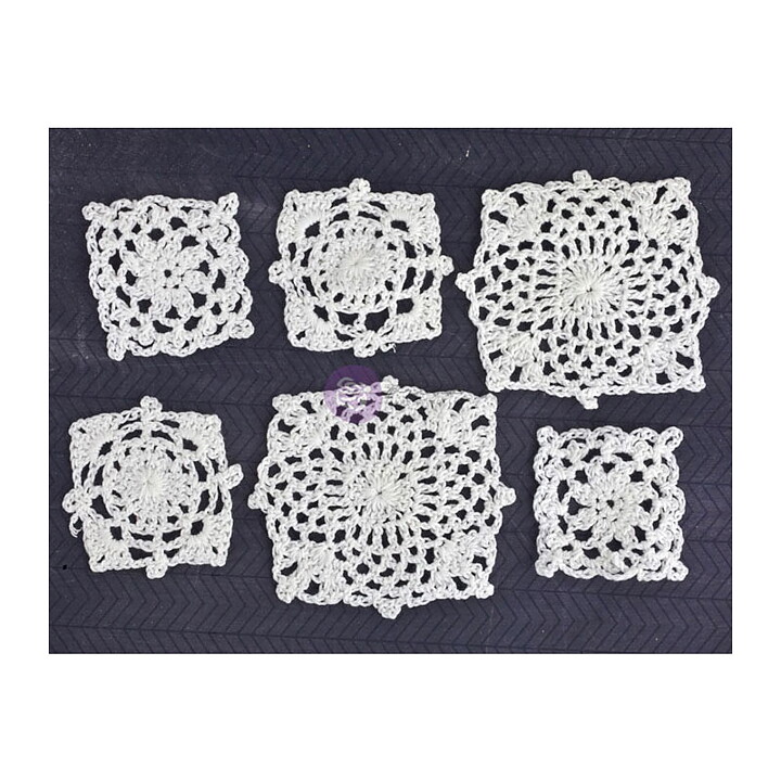 Prima Marketing  Crochet Doilies - Squares