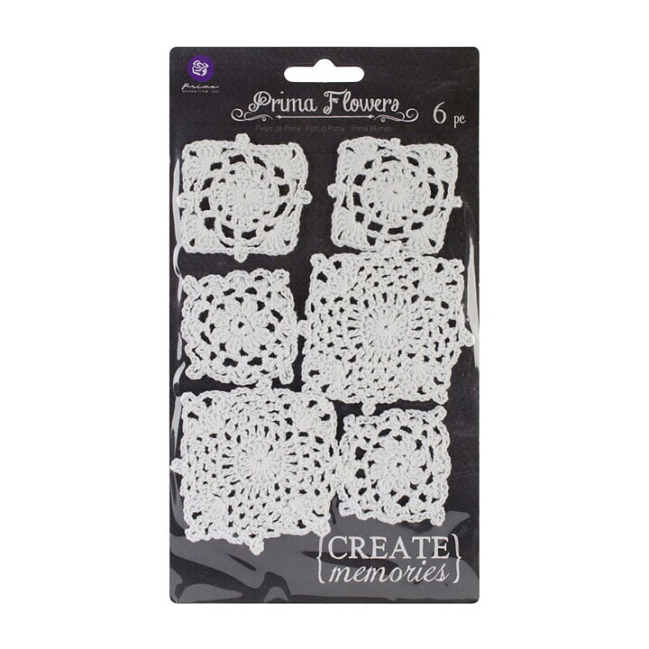 Prima Marketing  Crochet Doilies - Squares