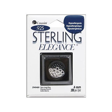 Cousin Sterling Elegance - Jump Ring Open 4 mm