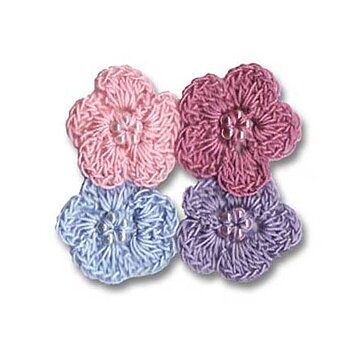 Trinkets Crochet Shimmer Blossoms 