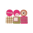 The Paper Studio Spare Parts Acrylic Sentiments - Friends