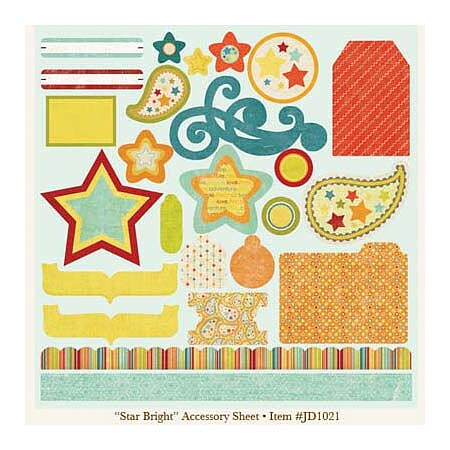 MME Dreamy Star Bright Accessories Sheet Die-Cut