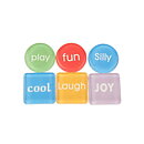The Paper Studio Spare Parts Acrylic Sentiments - Laugh