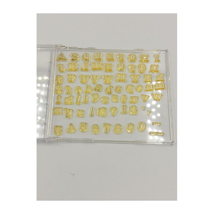 Clear Stamps Second Hand - Alphabet Uppercase and Lowercase