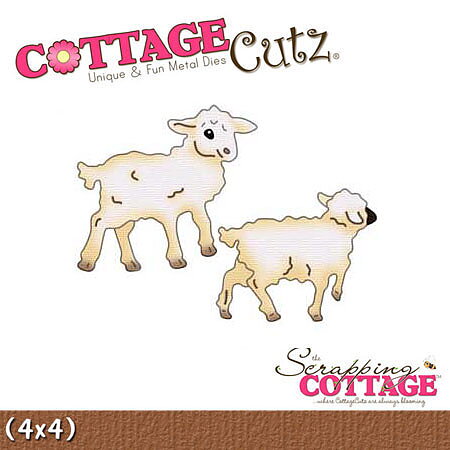 Cottage Cutz Dies 4x4 Animals Lambs