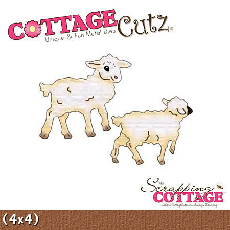 Cottage Cutz Dies 4x4 Animals Lambs