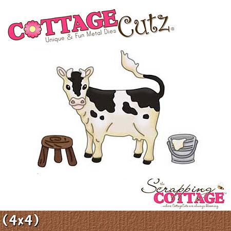 Cottage Cutz Dies 4x4 Animals Cow