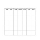 Authentique Single-Sided Cardstock - Calendar Collection Blank