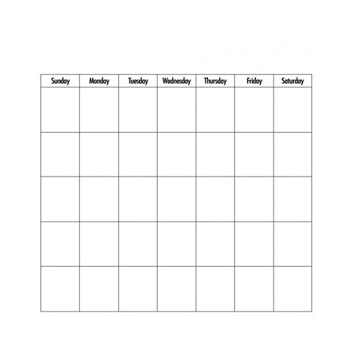 Authentique Single-Sided Cardstock - Calendar Collection Blank