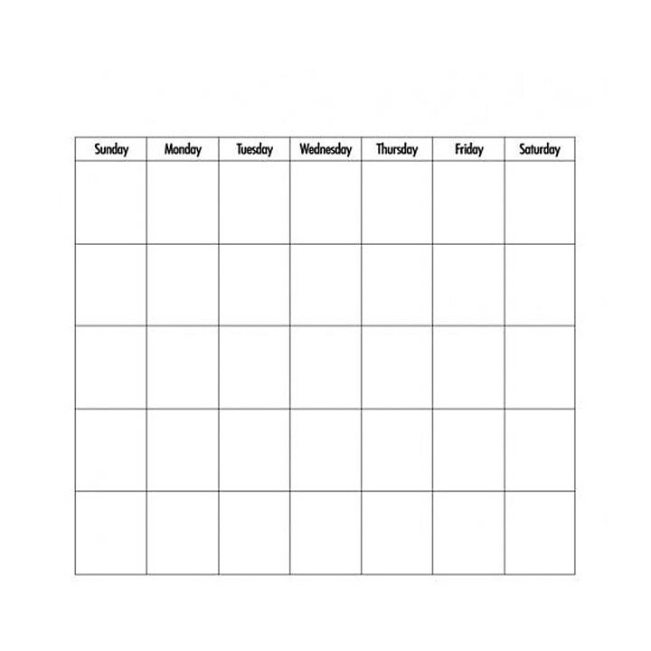 Authentique Single-Sided Cardstock - Calendar Collection Blank