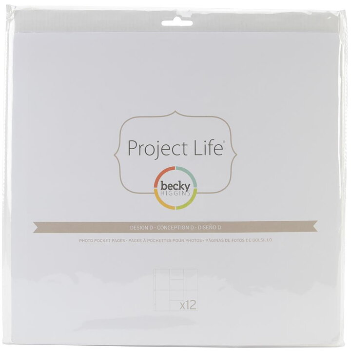 Project Life 12x12 Photo Pocket Pages - Design D