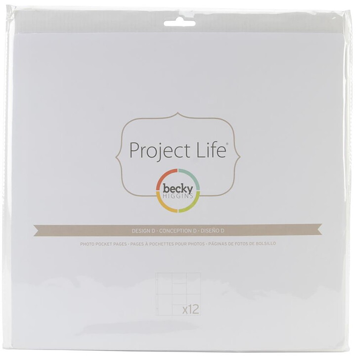 Project Life 12x12 Photo Pocket Pages - Design D